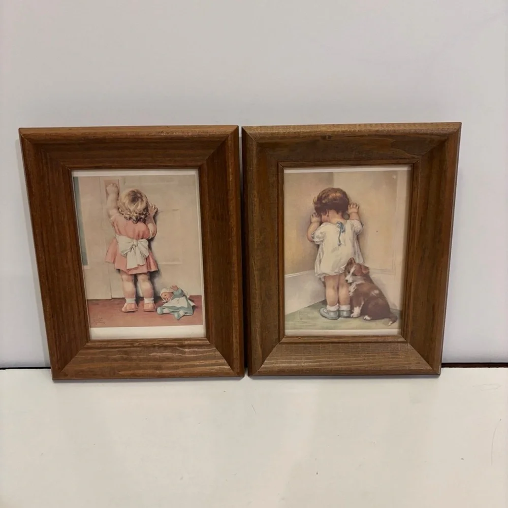 2 Vintage Bessie Pease Gutmann 